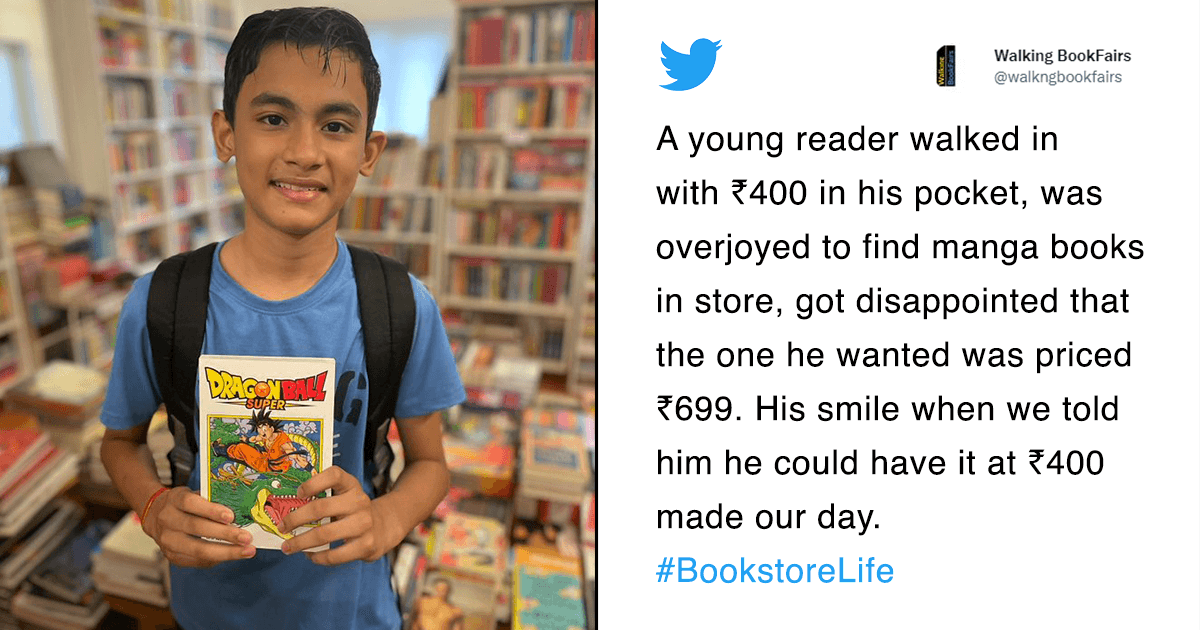 Bookstore Makes Kid’s Day By Giving Him ₹300 Off His Favourite Manga – Dragonball