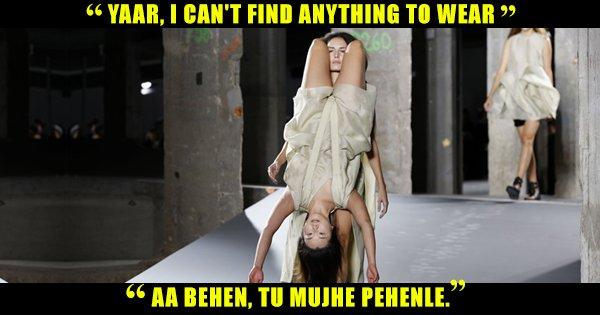 15 Thoughts I Had While Watching Models Walk The Ramp Wearing Bizarre Outfits