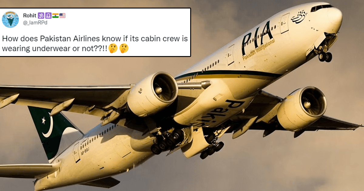 Pakistan Airlines’ “Wear Proper Undergarments” Dress Code Gets Trolled