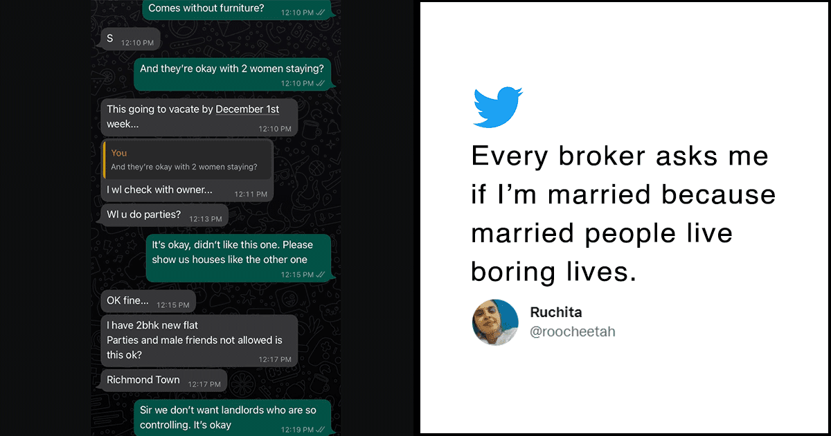 Bengaluru Landlord Asked This Woman Not To Have Parties & She Shares Her Experience On Twitter