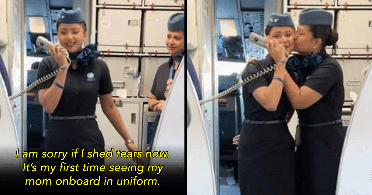 This Mom-Daughter Duo Sharing Cabin Crew Duties On Mother’s Day Is Heartwarming AF