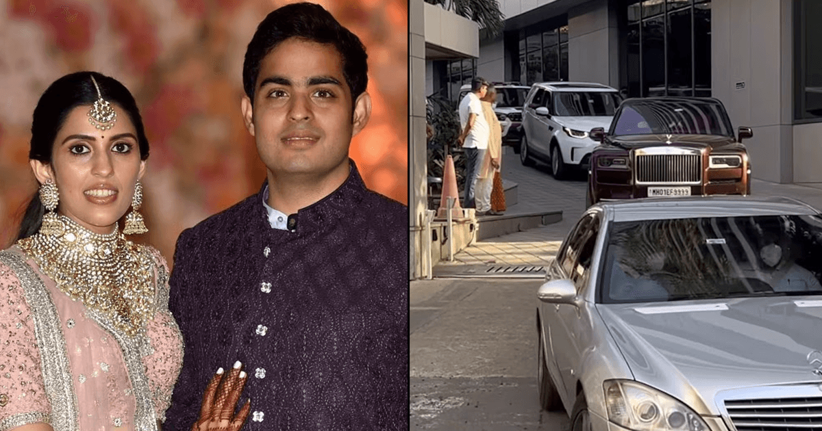 Auto Expo Lite? Akash Ambani & Shloka Mehta Exit Hospital With A Fleet Of At Least 25 Cars