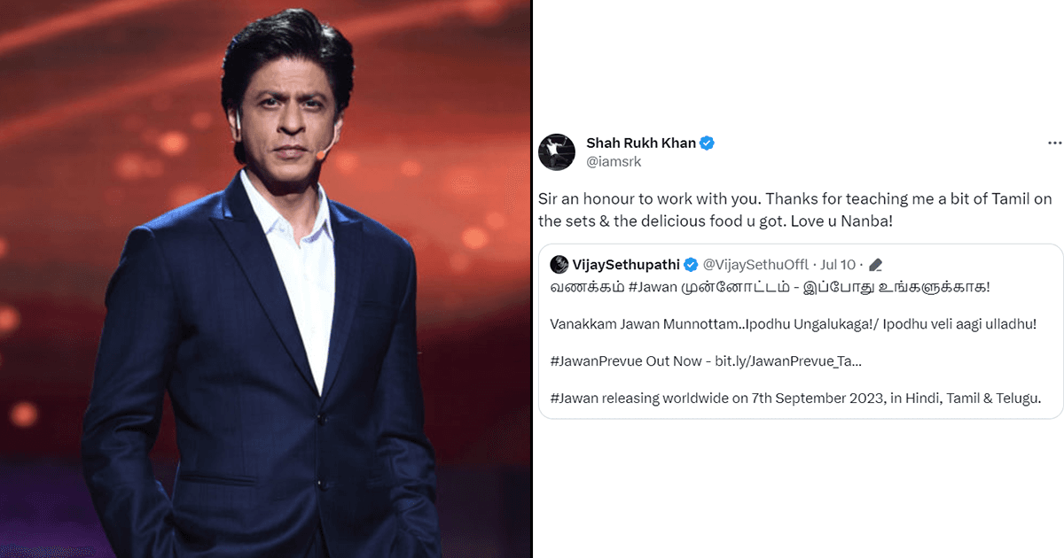 Ahead Of The Release Of Jawan, Shah Rukh Khan Thanks The Cast And Crew Of The Film On Twitter