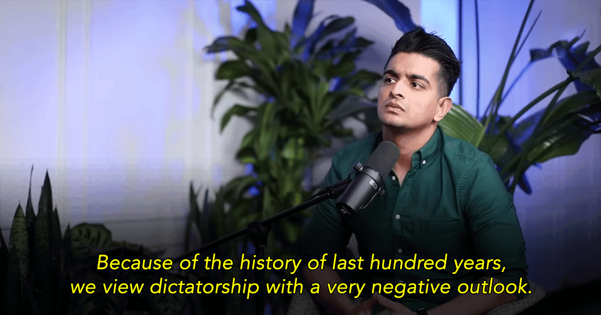 Beer Biceps Thinks “People View” Dictatorship As Something Negative & This Is A Lot To Process