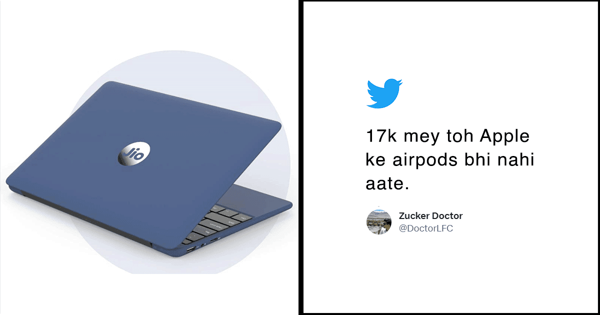Someone Compared Mukesh Ambani’s JioBook Laptop To Apple’s MacBook & People Are Like, Bro No