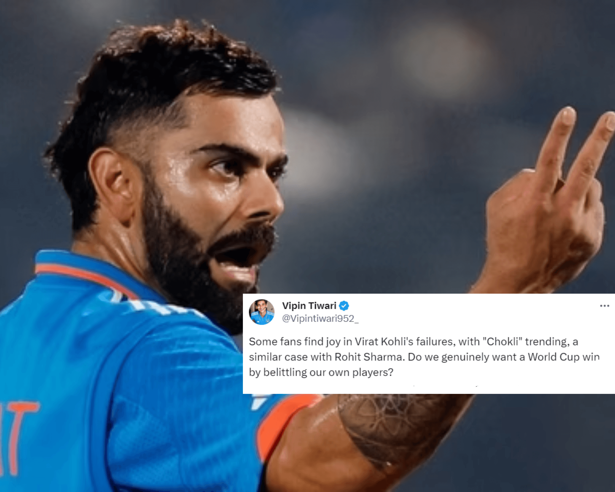 Kohli Being Trolled After Dismissal For A Duck Shows We Don’t Love Our Players, We Just Love Winning