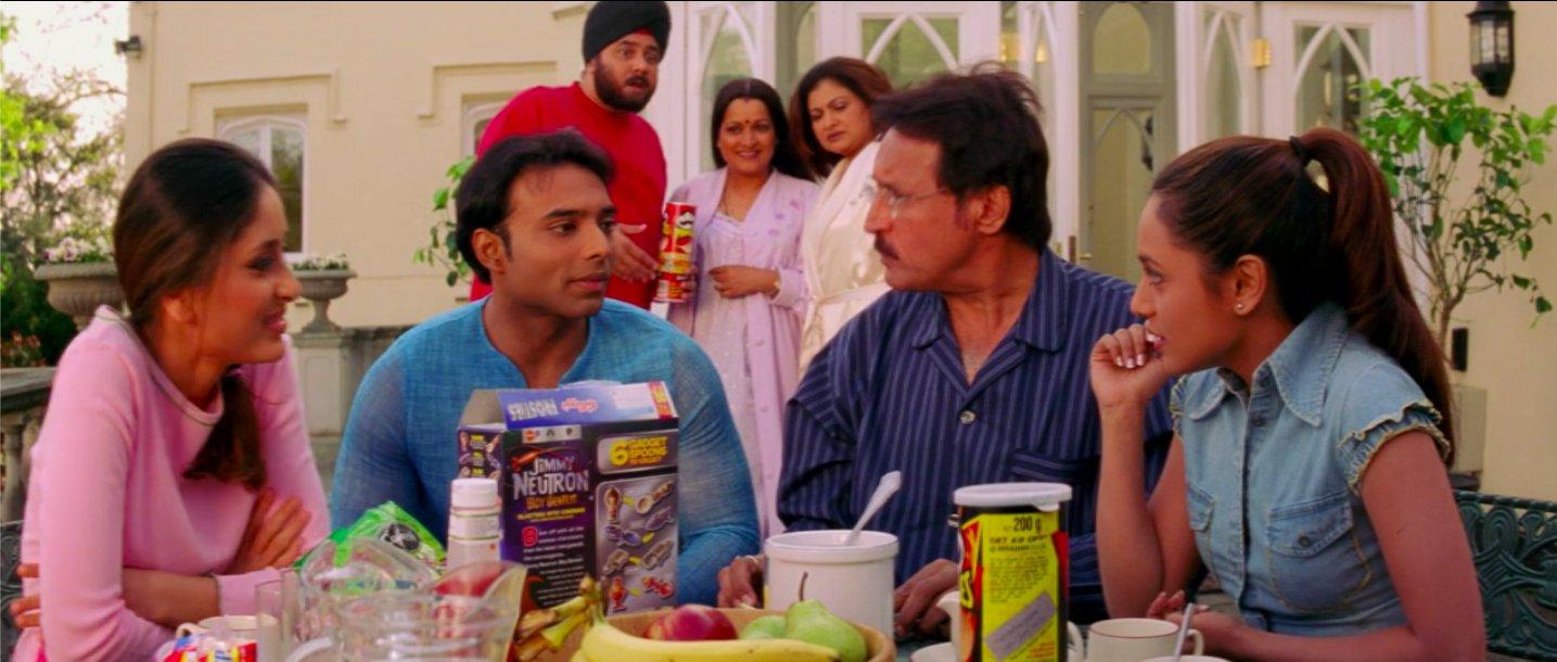 8. What is the name of Uday Chopra's very forgettable character?