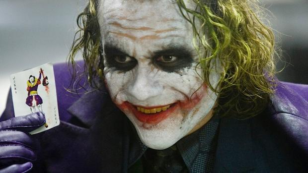 5. How many times do we see The Joker without makeup in the movie?