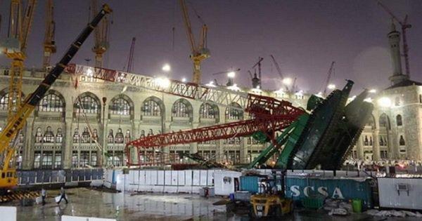 9 Indians Among 87 Killed In Deadly Crane Crash At Mecca’s Grand Mosque