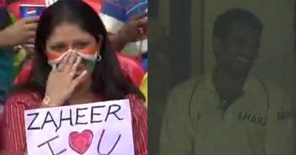 Zaheer Khan Reacts To A Girl’s ‘I Love You’ Message On Live TV And The Moment’s Priceless