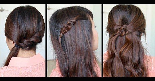 12 Easy & Simple Hairstyles For Girls Who Are Always In A Hurry