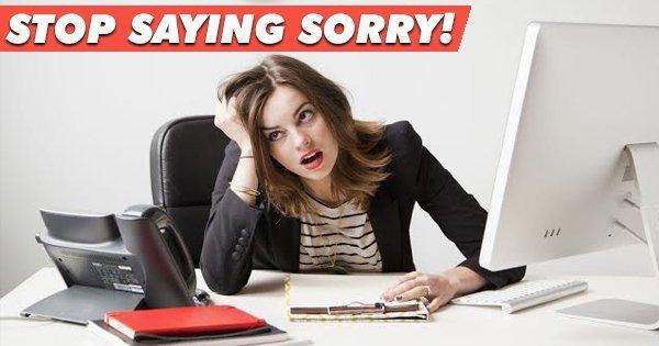 Ladies, This New Chrome PlugIn Stops You From Typing That Unnecessary ‘Sorry’ In Your Emails