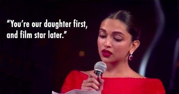 Watching Deepika Get Emotional Reading Her Father’s Letter During Filmfare, Made Me Miss My Dad Too