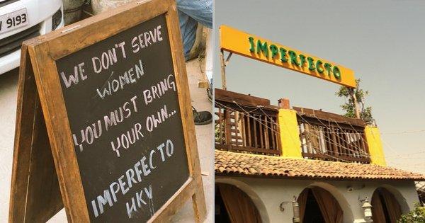 Delhi’s Imperfecto Café Cracked A Sexist Joke In The Name Of Humor But It’s Just NOT Funny