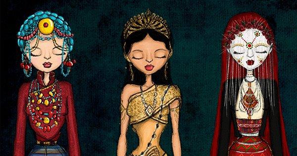 These Illustrations Of Brides From Around The World Prove Every Bride Is Beautiful In Her Own Way