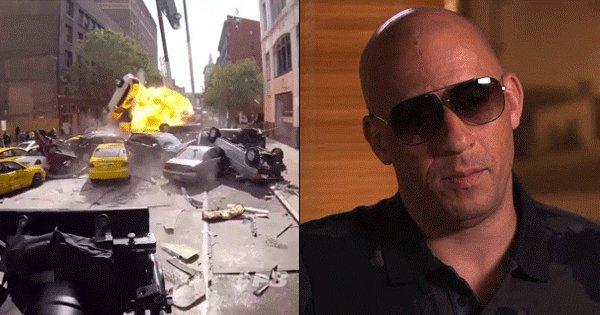 Vin Diesel Shared A Behind-The-Scenes Clip Of A Fast 8 Action Sequence & It’s Absolutely Insane