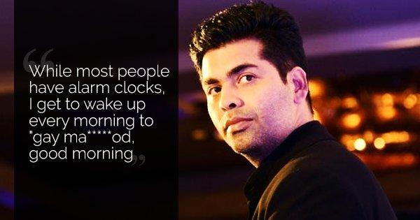 Karan Johar Has Given The Most Fitting Reply To His Homophobic Haters In This Column