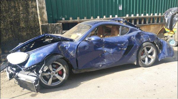 One Killed As Drunk Chennai Student Rams Porsche Into A Dozen Autos