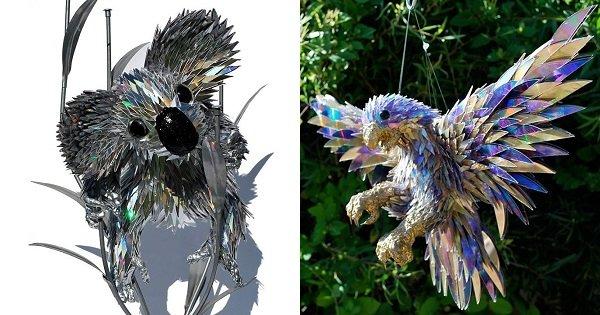 Can You Guess What These Beautiful Animal Sculptures Are Made Out Of?