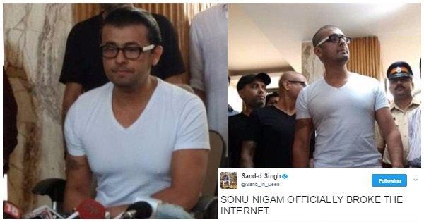 Twitter Is Going Nuts Over Sonu Nigam’s Bald Act In Response To A Cleric’s Fatwa