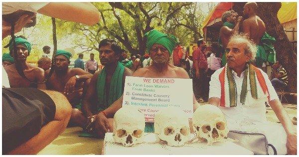 ‘Some May Laugh At Us But We Are Desperate’ Say TN  Farmers Who Are Protesting In Delhi
