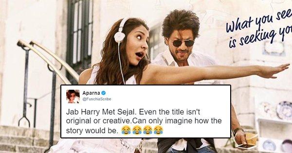 Twitter Just Can’t Get Over How Bad The Name Of Imtiaz Ali’s Next Movie ‘Jab Harry Met Sejal’ Is
