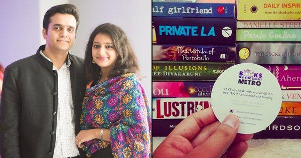 This Book-Lover Couple Leaves Books In The Delhi Metro For People To Take Home And Read