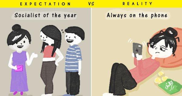 These Totally Relatable Illustrations Reveal The Truth Behind The Life Of A Teenage Girl