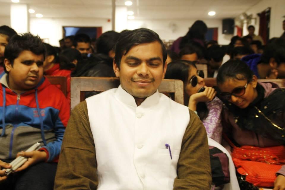 Meet Dheeru Yadav, The Only Visually Challenged Candidate In JNU Student Polls In 4 Years