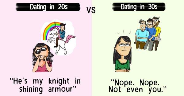 These Comics Perfectly Sum Up The Differences Between Dating In Your 20s & 30s
