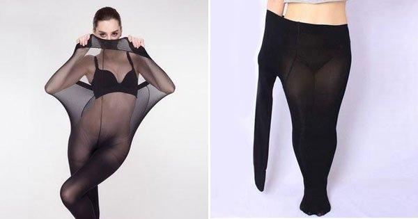 This ‘Creative’ Ad Using Lean Models To Advertise Plus-Size Stockings Is Getting A Lot Of Hate