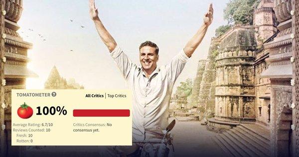 After Earning Laurels At The Box Office, Padman Now Has A 100% Rotten Tomatoes Rating