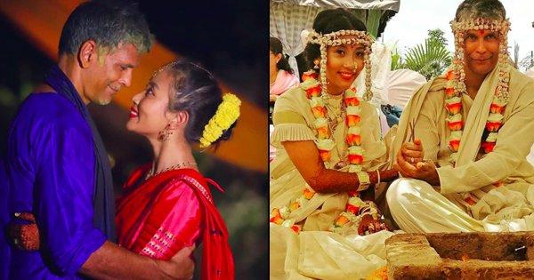 Before You Look At Milind Soman & Ankita Konwar’s Beautiful Wedding Photos, Tissues Anyone?