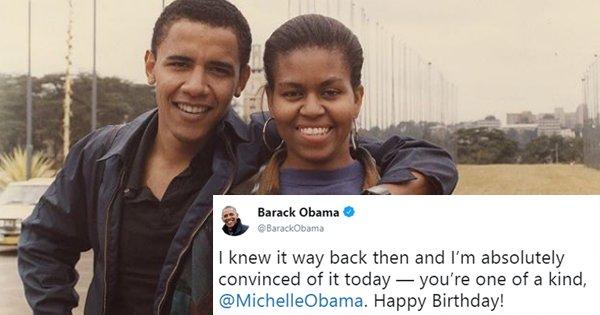 Barack Shares The Sweetest Throwback Photo With Michelle And Yes, We Stan!