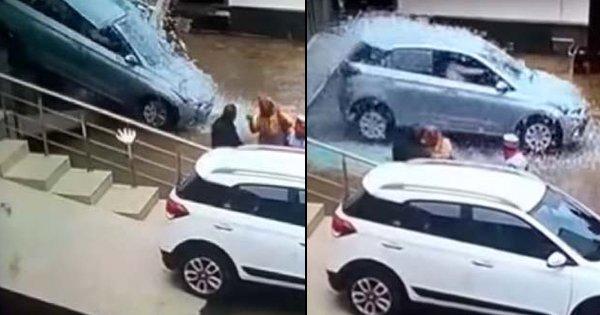 Woman Goes To Buy A New Car, Accidentally Crashes It Through The Showroom