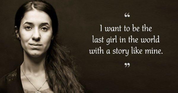 Quotes By ISIS Survivor & Activist Nadia Murad That Inspire You To Find Courage In The Darkest Hour