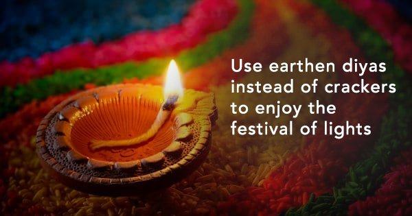 10 Ways to Celebrate A Noiseless, Pollution-Free & Eco-Friendly Diwali