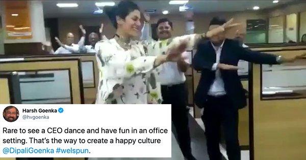 Welspun India CEO’s Video Of Dancing In The Office Is Making The Internet Go ‘How To Apply Here?’