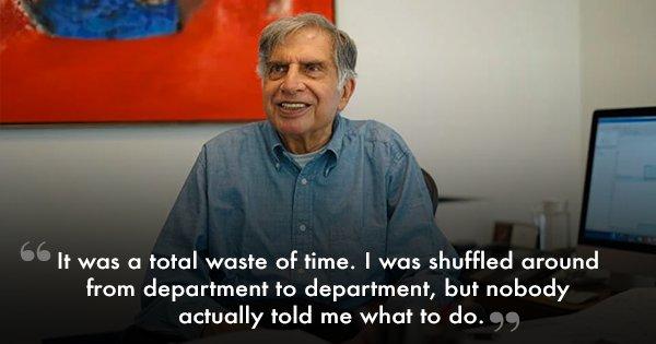 Ratan Tata Felt His Internship At Tata Motors Was ‘A Total Waste Of Time’. We Feel You, Bro