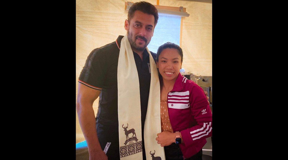Can You Guess Why Salman Khan Is Getting Trolled For This Pic With Mirabai Chanu?