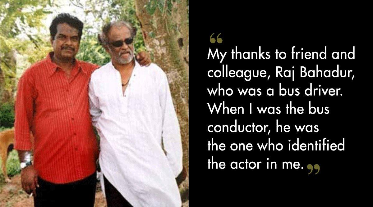 Rajinikanth Dedicates His Dadasaheb Award To Old ‘Bus Driver’ Friend Who Suggested He Join Films