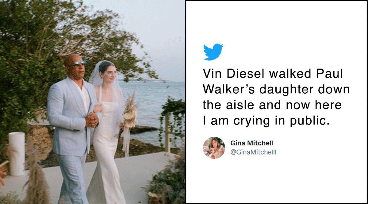 Vin Diesel Walks Paul Walker’s Daughter Down The Aisle On Her Wedding Day & The Internet Is In Tears