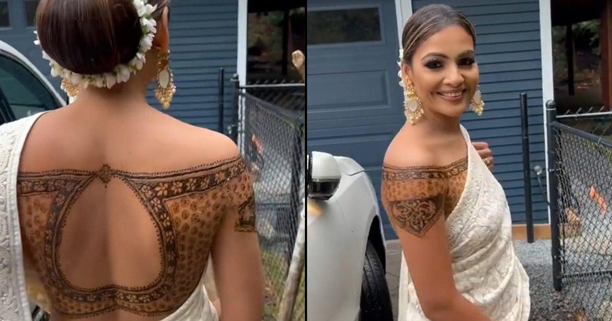 Woman Wears Mehendi Blouse For A Wedding, And Internet Is Back With Its Vicious Trolling