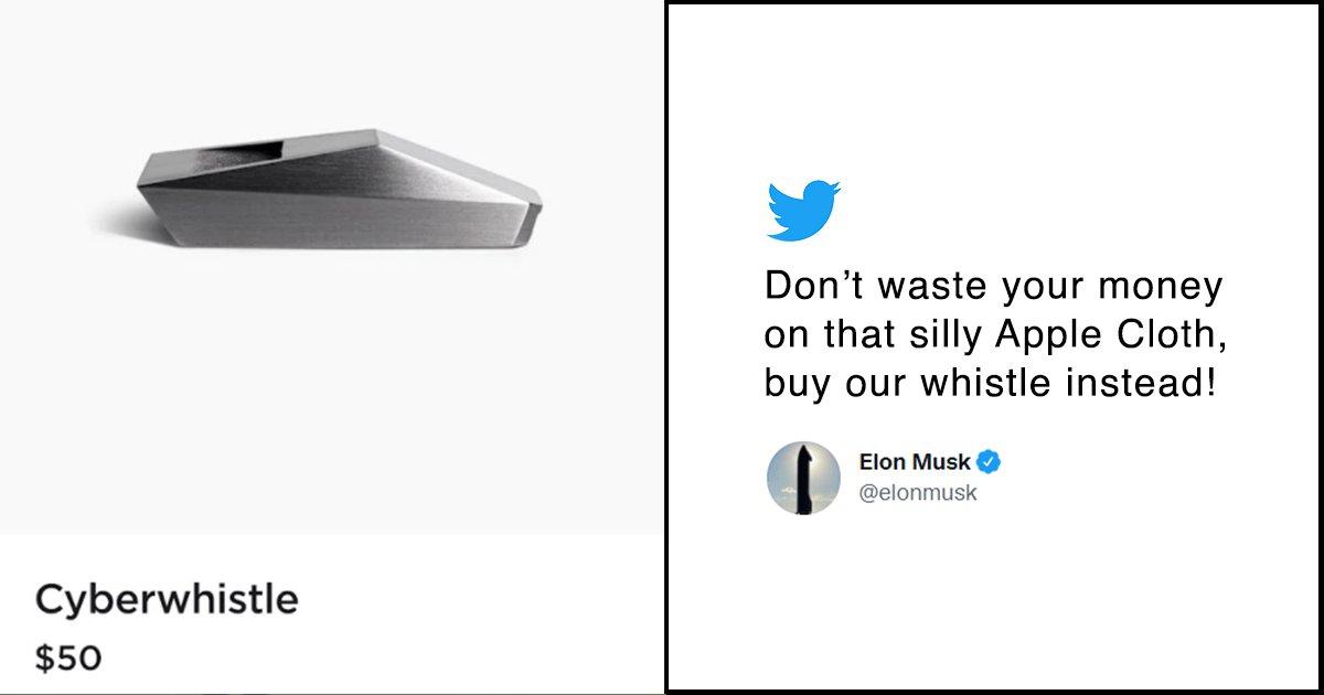 Elon Musk Trashes Apple Cloth, Then Launches An Even More Expensive Cyberwhistle