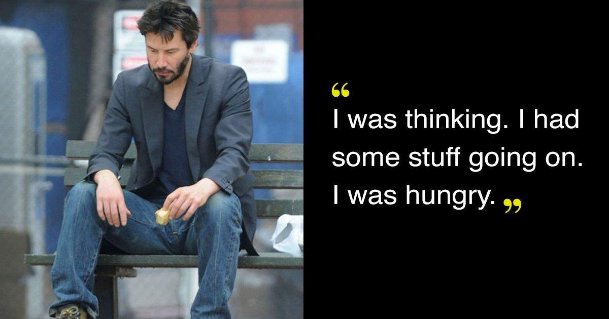 Keanu Reeves Finally Revealed What He Was Thinking When The ‘Sad Keanu’ Meme Picture Was Taken