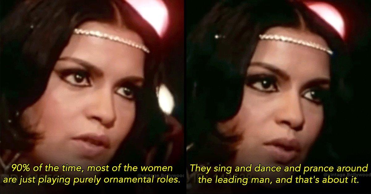 This Old Video Of Zeenat Aman Talking About Bollywood Stereotyping Women Is Sadly, Still Relevant