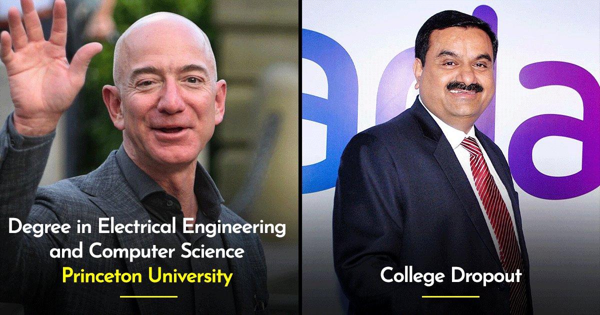 Here Are The Educational Qualifications Of Jeff Bezos & 9 Other Famous Billionaires