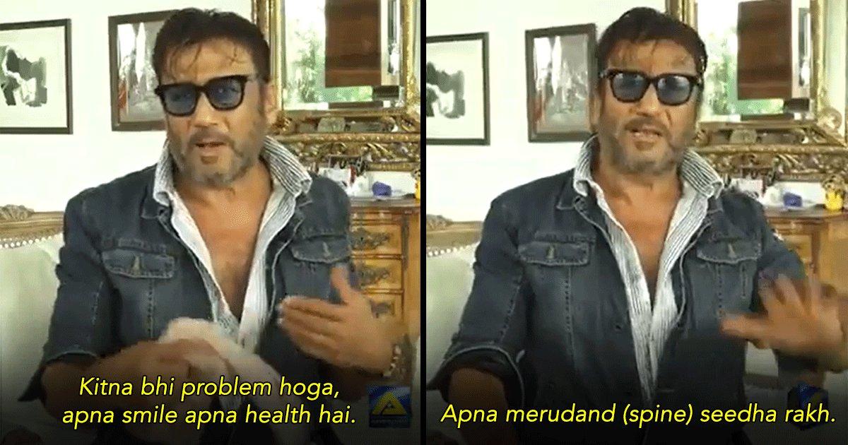 Jackie Shroff’s Motivational Mantra For A Happy Life Is The New Year Resolution We Need