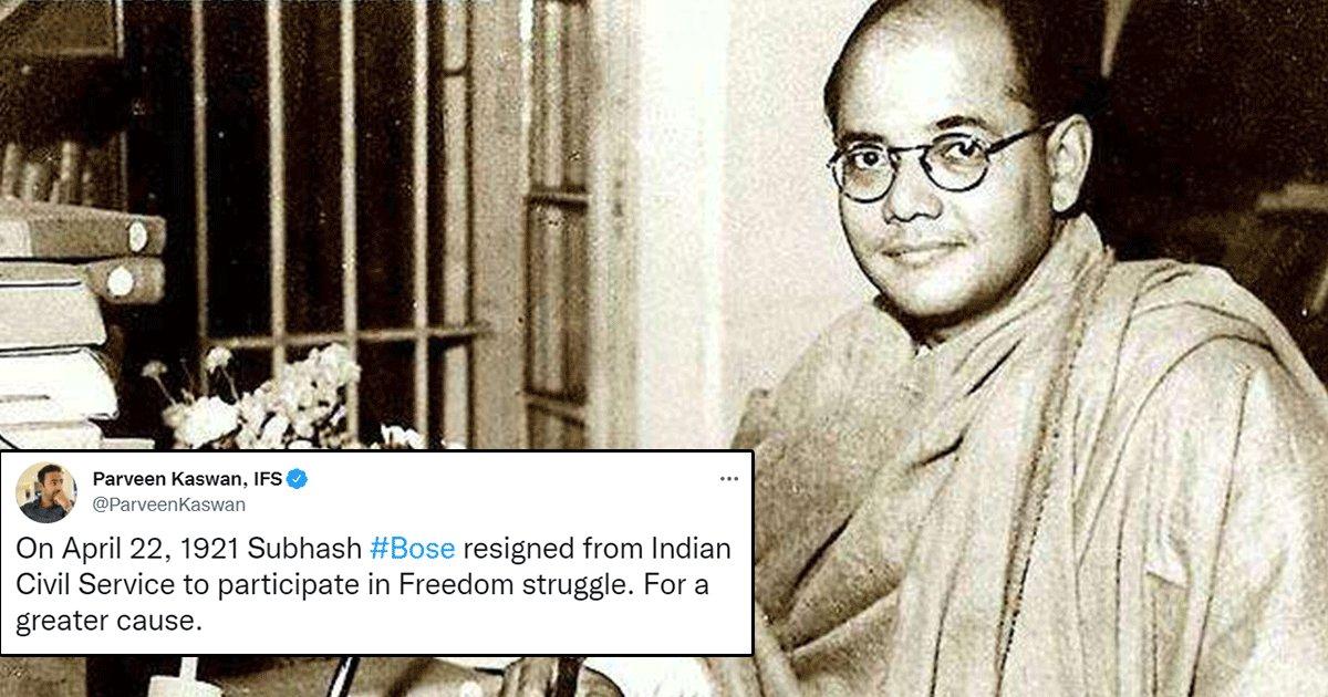 Twitter Is In Awe Of Netaji’s Letter, Resigning From Indian Civil Service To Join The Freedom Movement