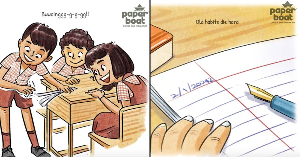 Paper Boat Is Taking Us Back To School Days With These Nostalgic Illustrations
